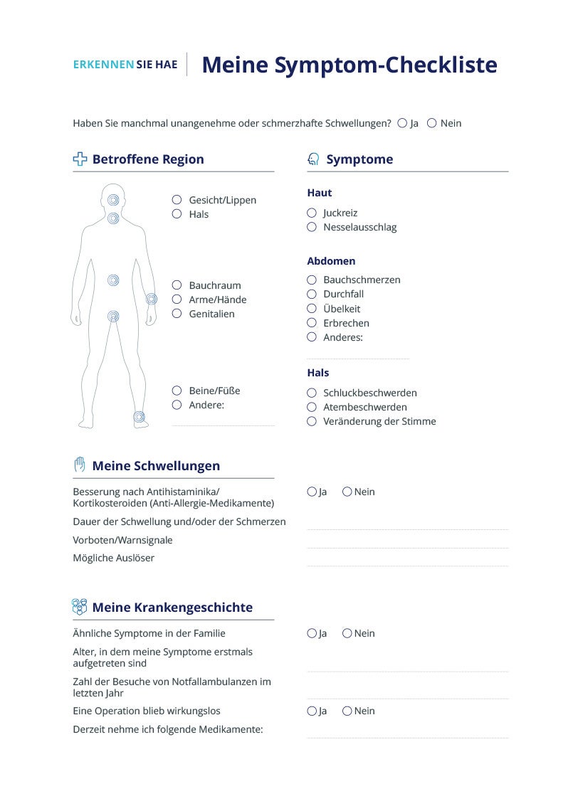 Symptom-Checkliste